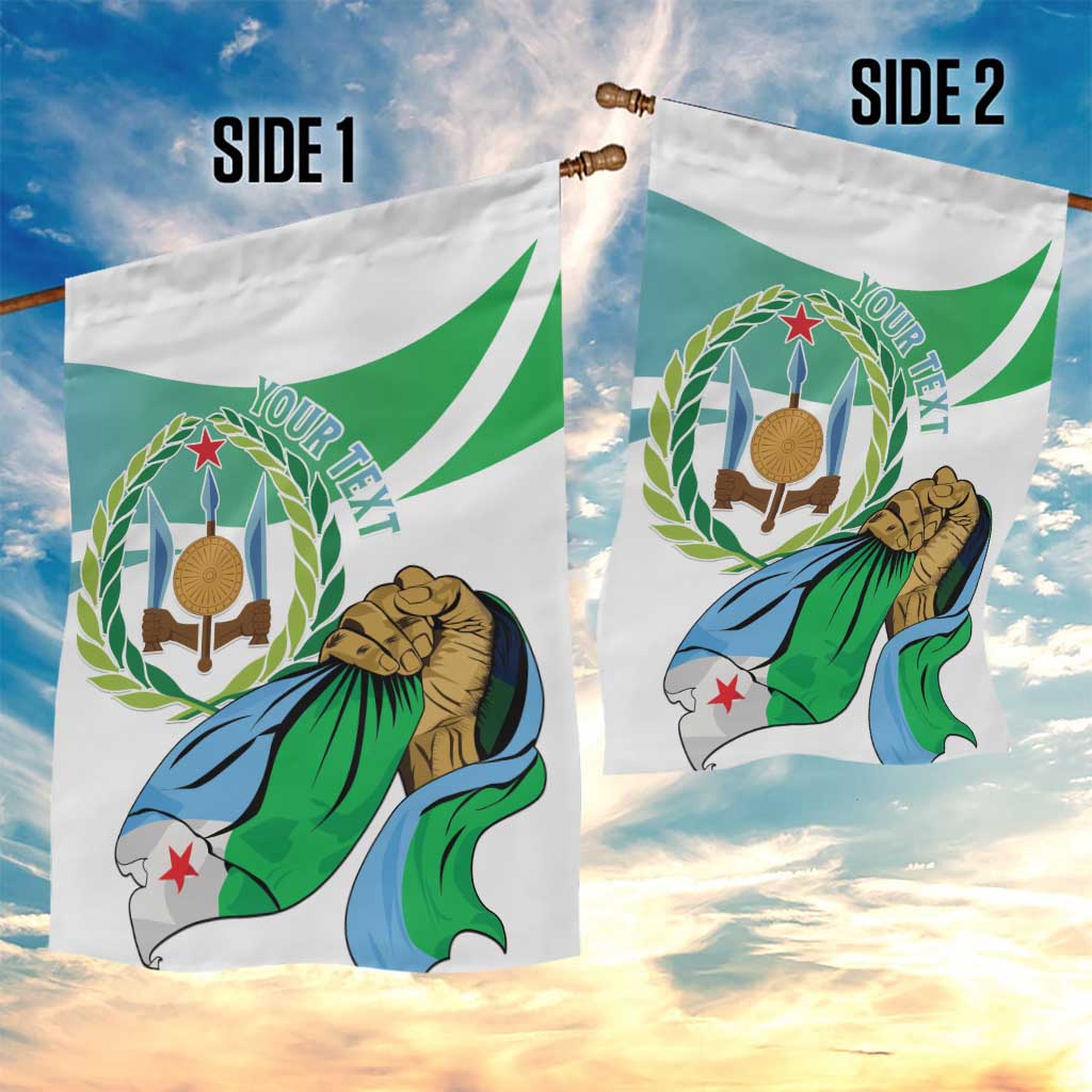 Personalized Happy Djibouti Garden Flag Independence Day