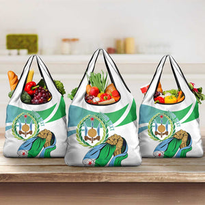 Personalized Happy Djibouti Grocery Bag Independence Day
