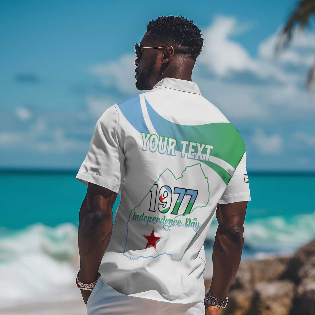 Personalized Happy Djibouti Hawaiian Shirt Independence Day