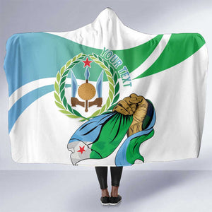 Personalized Happy Djibouti Hooded Blanket Independence Day