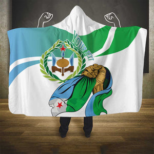 Personalized Happy Djibouti Hooded Blanket Independence Day
