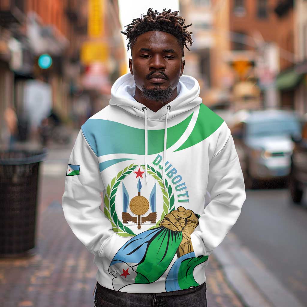 Personalized Happy Djibouti Hoodie Independence Day