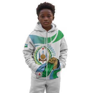 Personalized Happy Djibouti Kid Hoodie Independence Day