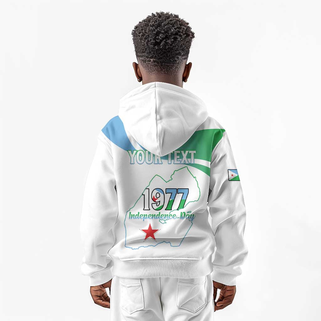 Personalized Happy Djibouti Kid Hoodie Independence Day