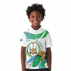 Personalized Happy Djibouti Kid Polo Shirt Independence Day