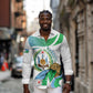 Personalized Happy Djibouti Long Sleeve Button Shirt Independence Day