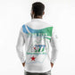 Personalized Happy Djibouti Long Sleeve Polo Shirt Independence Day