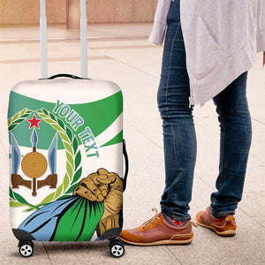 Personalized Happy Djibouti Luggage Cover Independence Day