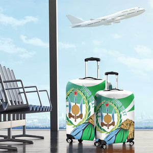 Personalized Happy Djibouti Luggage Cover Independence Day