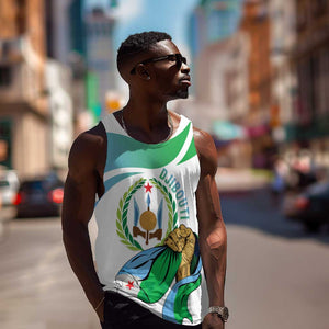 Personalized Happy Djibouti Men Tank Top Independence Day