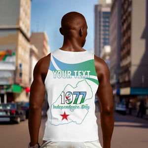 Personalized Happy Djibouti Men Tank Top Independence Day