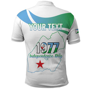 Personalized Happy Djibouti Polo Shirt Independence Day