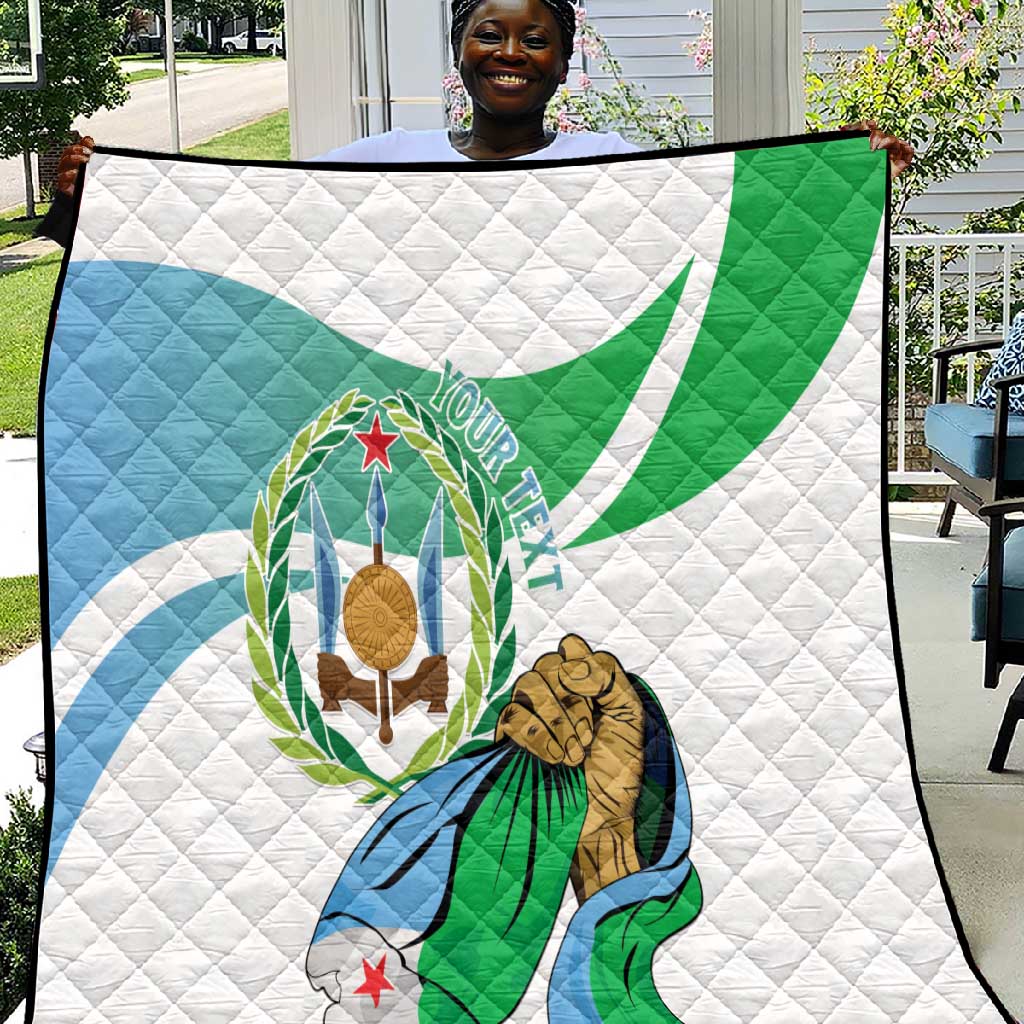 Personalized Happy Djibouti Quilt Independence Day