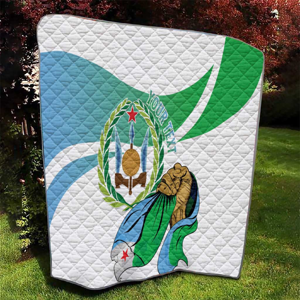 Personalized Happy Djibouti Quilt Independence Day