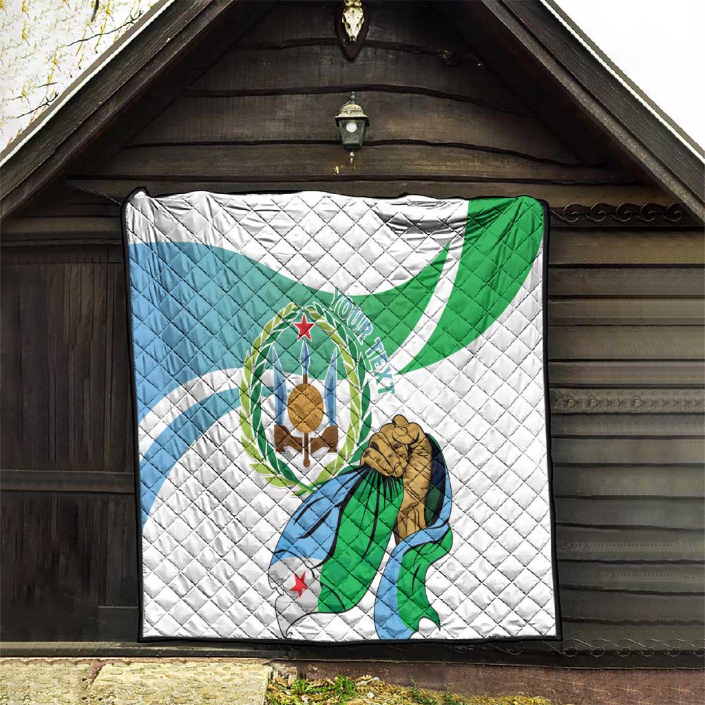 Personalized Happy Djibouti Quilt Independence Day