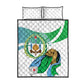 Personalized Happy Djibouti Quilt Bed Set Independence Day