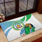 Personalized Happy Djibouti Rubber Doormat Independence Day