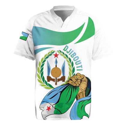 Personalized Happy Djibouti Rugby Jersey Independence Day
