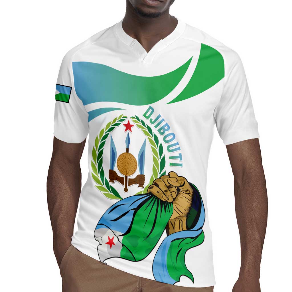 Personalized Happy Djibouti Rugby Jersey Independence Day