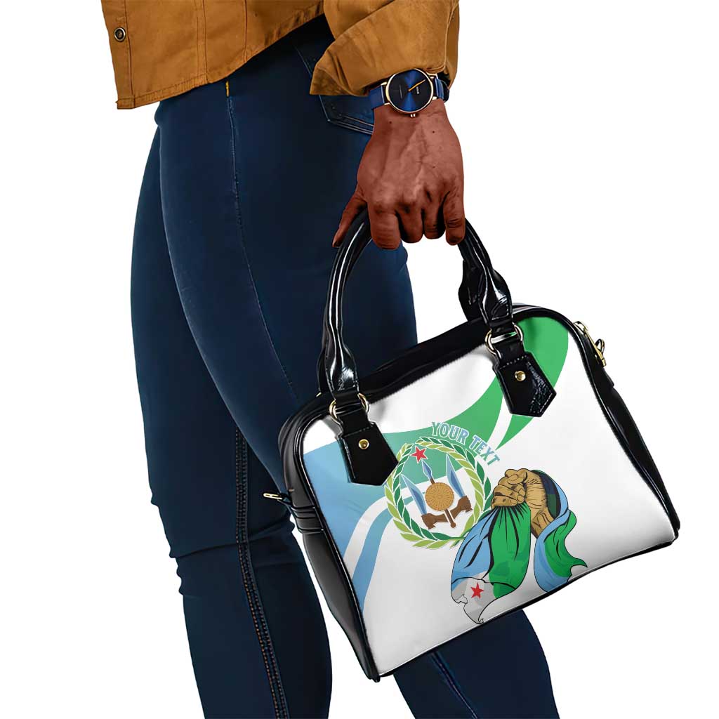 Personalized Happy Djibouti Shoulder Handbag Independence Day