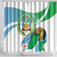 Personalized Happy Djibouti Shower Curtain Independence Day