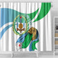 Personalized Happy Djibouti Shower Curtain Independence Day