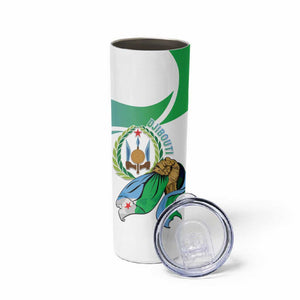 Personalized Happy Djibouti Skinny Tumbler Independence Day