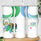 Personalized Happy Djibouti Skinny Tumbler Independence Day