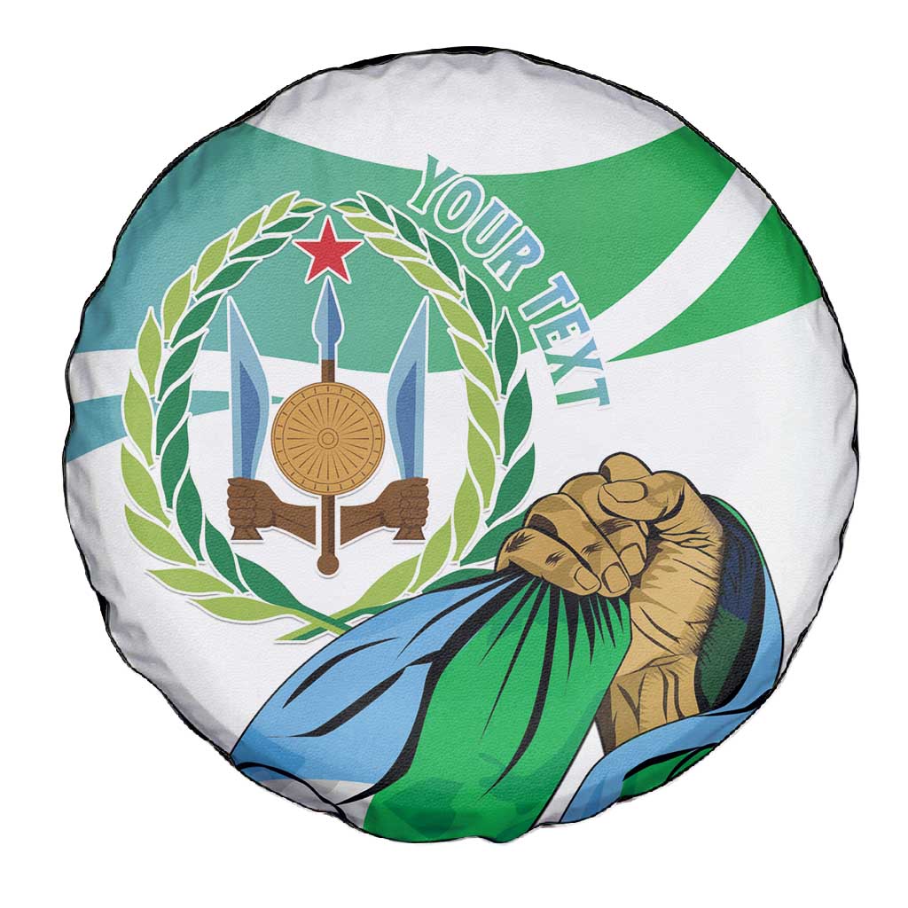 Personalized Happy Djibouti Spare Tire Cover Independence Day