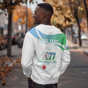 Personalized Happy Djibouti Sweatshirt Independence Day