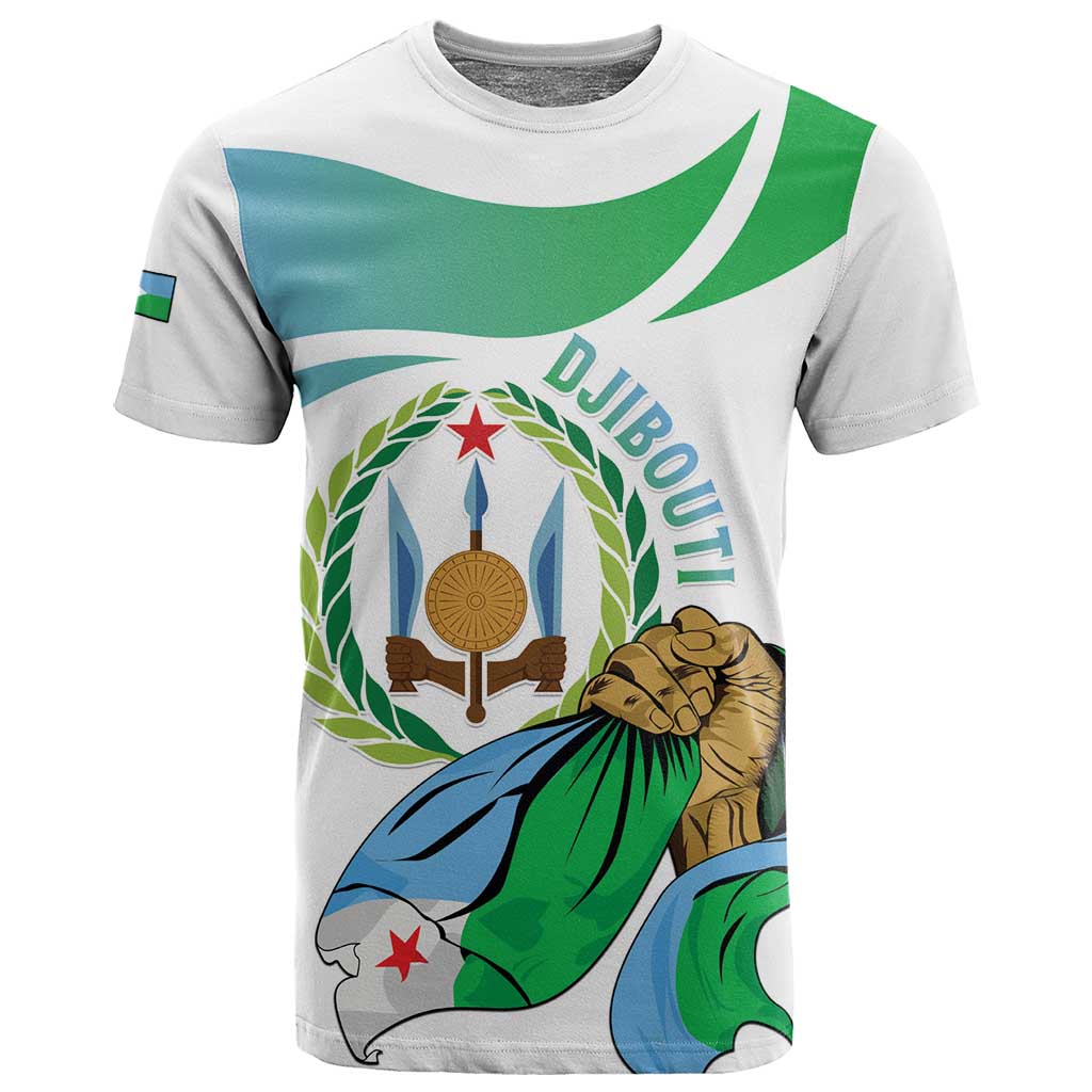 Personalized Happy Djibouti T shirt Independence Day