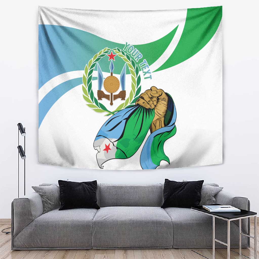 Personalized Happy Djibouti Tapestry Independence Day
