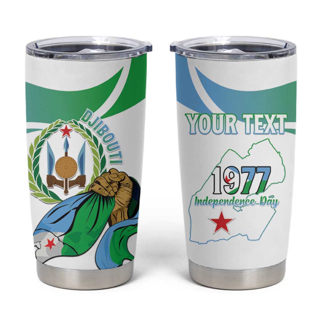 Personalized Happy Djibouti Tumbler Cup Independence Day