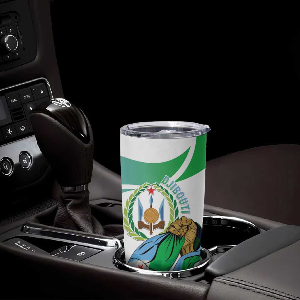Personalized Happy Djibouti Tumbler Cup Independence Day