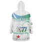 Personalized Happy Djibouti Wearable Blanket Hoodie Independence Day