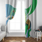 Personalized Happy Djibouti Window Curtain Independence Day