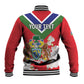 Personalized Gambia Baseball Jacket Coat Of Arms - African Pattern