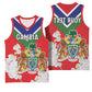 Personalized Gambia Basketball Jersey Coat Of Arms - African Pattern - African Pride