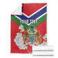 Personalized Gambia Blanket Coat Of Arms - African Pattern