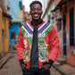 Personalized Gambia Bomber Jacket Coat Of Arms - African Pattern