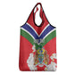Personalized Gambia Grocery Bag Coat Of Arms - African Pattern