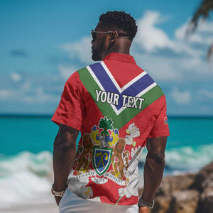 Personalized Gambia Hawaiian Shirt Coat Of Arms - African Pattern