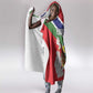Personalized Gambia Hooded Blanket Coat Of Arms - African Pattern