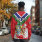 Personalized Gambia Long Sleeve Shirt Coat Of Arms - African Pattern