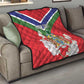 Personalized Gambia Quilt Coat Of Arms - African Pattern
