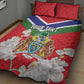 Personalized Gambia Quilt Bed Set Coat Of Arms - African Pattern