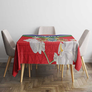 Personalized Gambia Tablecloth Coat Of Arms - African Pattern
