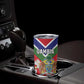Personalized Gambia Tumbler Cup Coat Of Arms - African Pattern