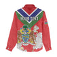 Personalized Gambia Women Casual Shirt Coat Of Arms - African Pattern