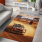 Personalized Kenya Safari Racing Car Area Rug Come On Kenyan